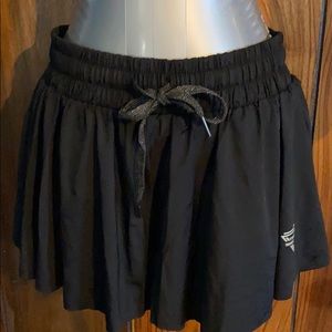 Black yoga shorts